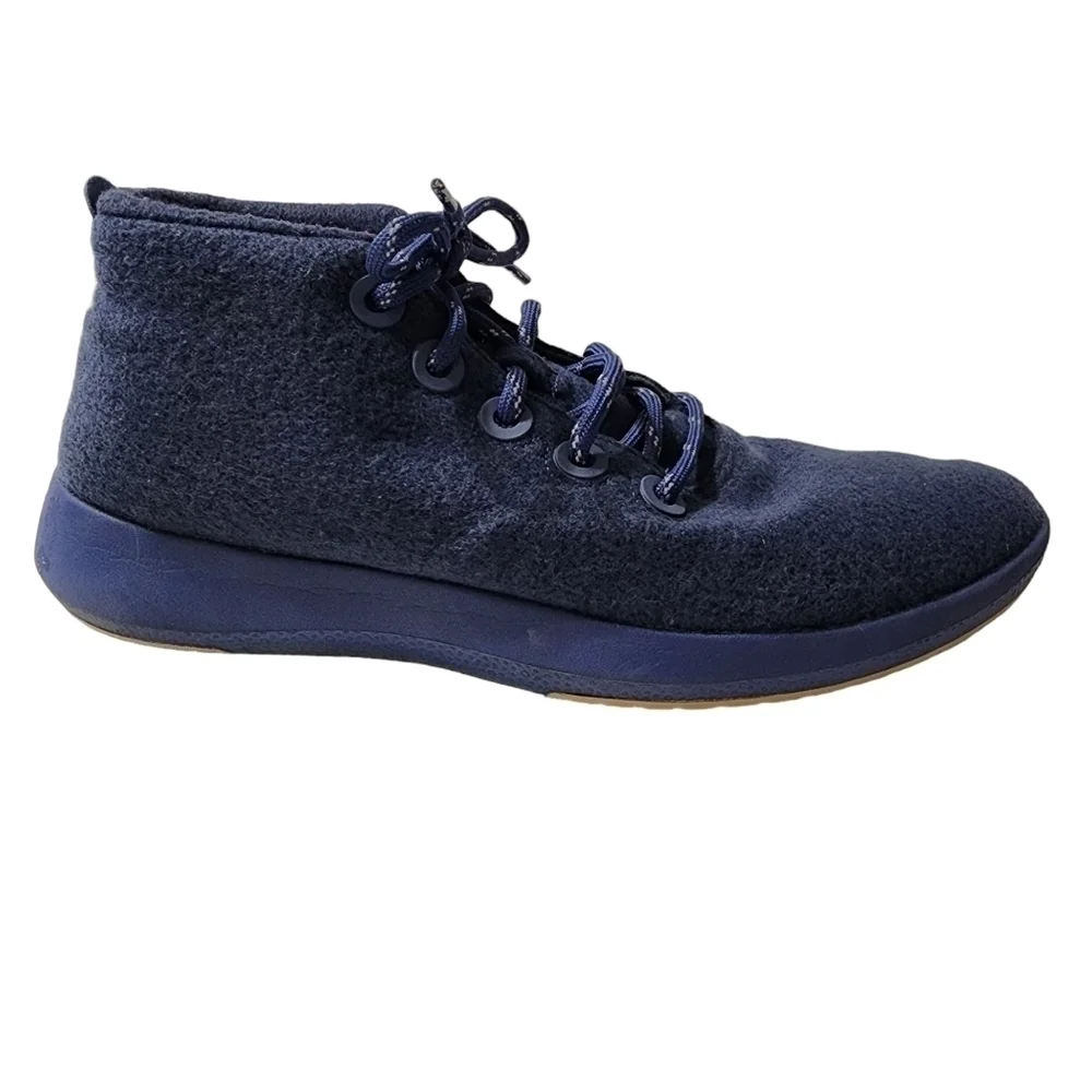 ALLBIRDS Men's Wool Runner-up Mizzle Sneakers in Hazy Indigo Size 13